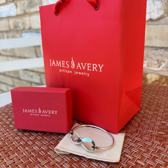 Retired James Avery Infinity bracelet - Picture 2 of 5